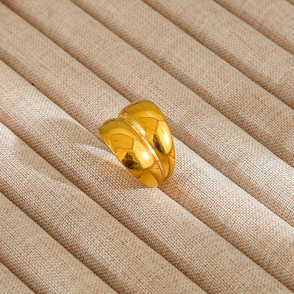 Anillo Escultura Dorada