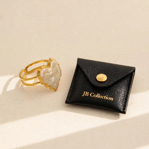 Anillo Corazón Perlado