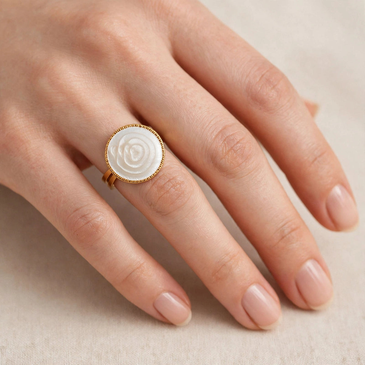 Anillo Espiral mística