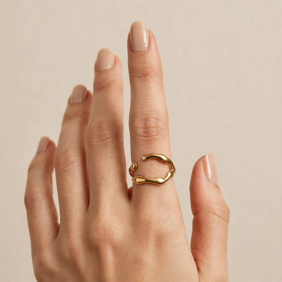 Anillo Marea Dorada