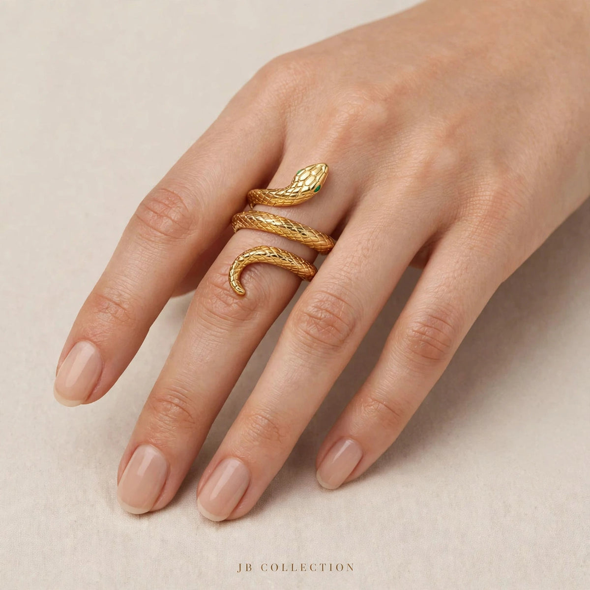 Anillo Serpiente Sagrada