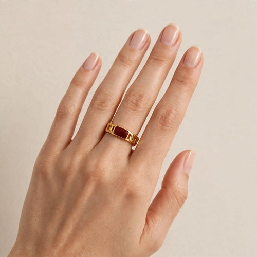 Anillo Carmín Real
