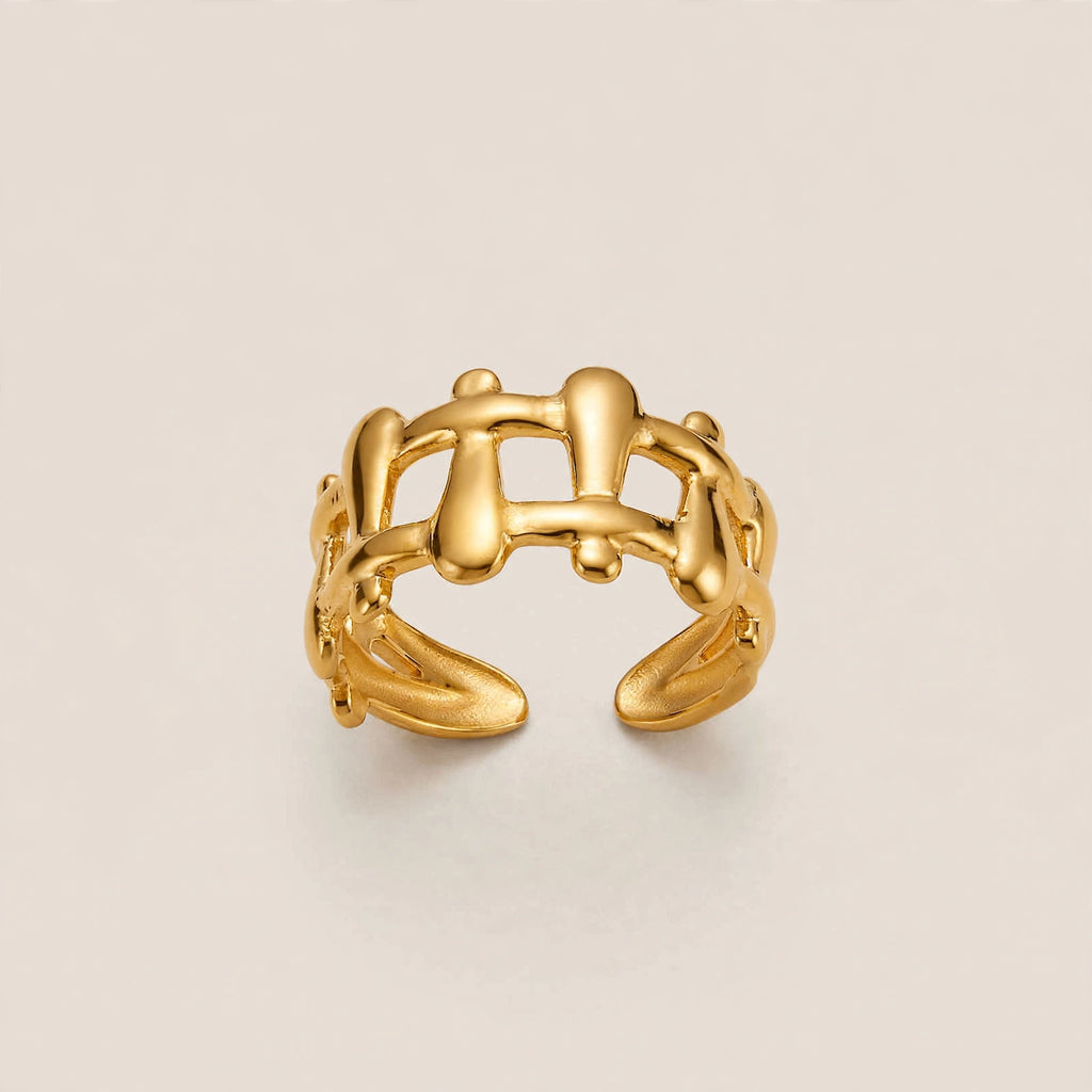 Anillo Entramado Real