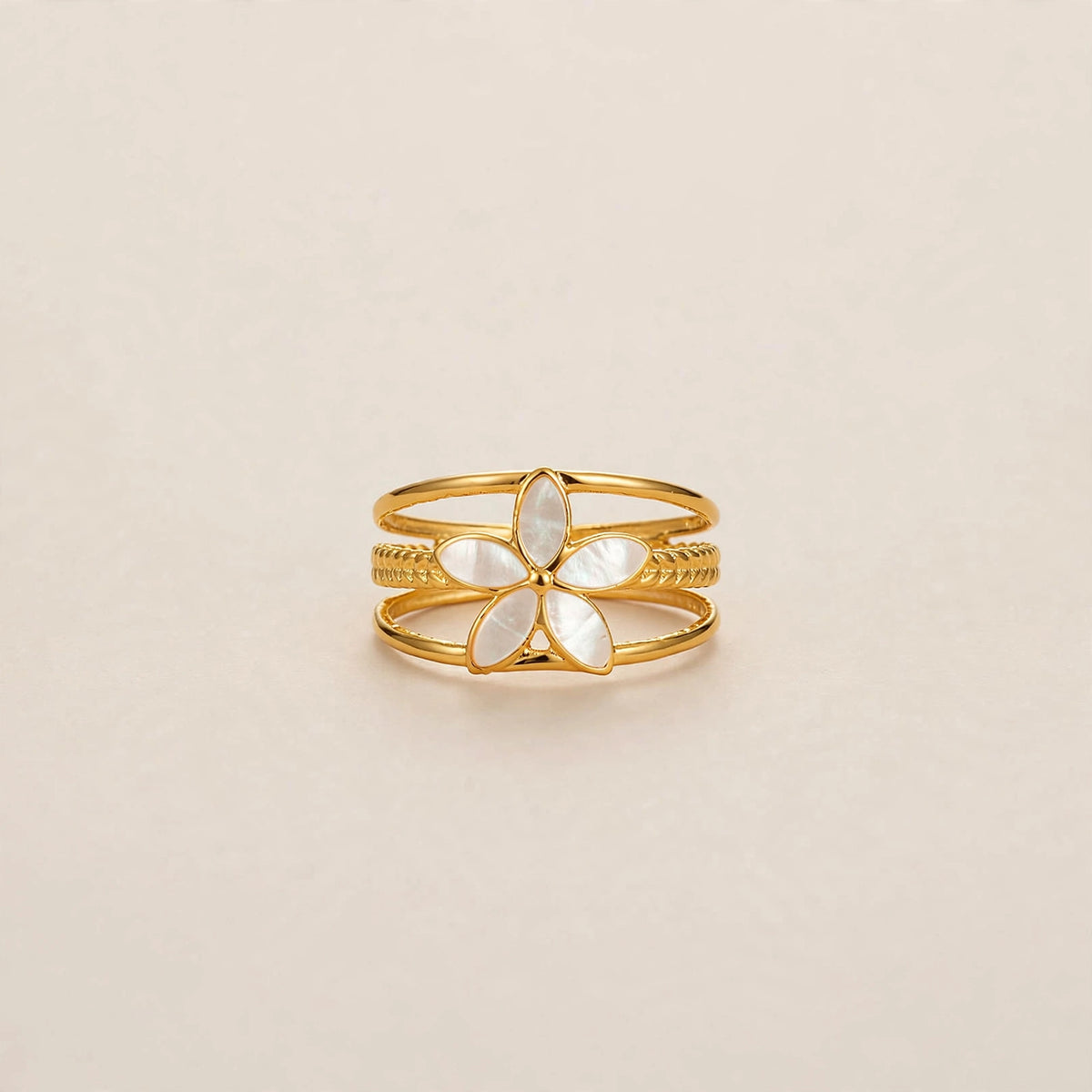 Anillo Flor Celeste