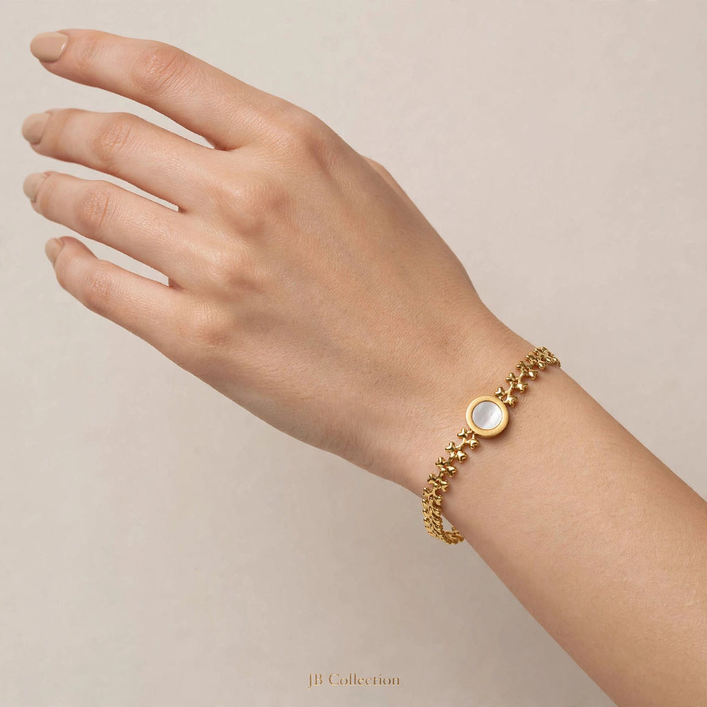 Pulsera Malla de Estrellas