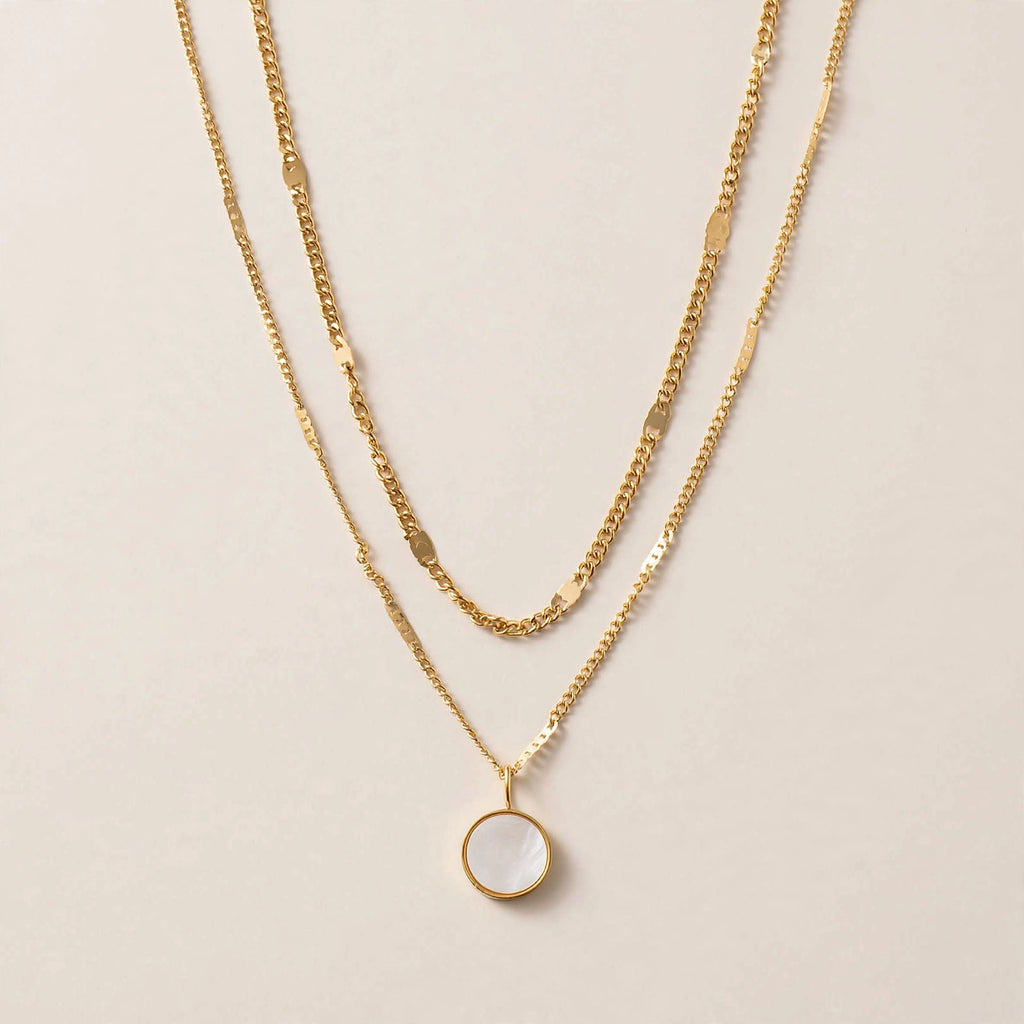 Collar Medalla de Nácar